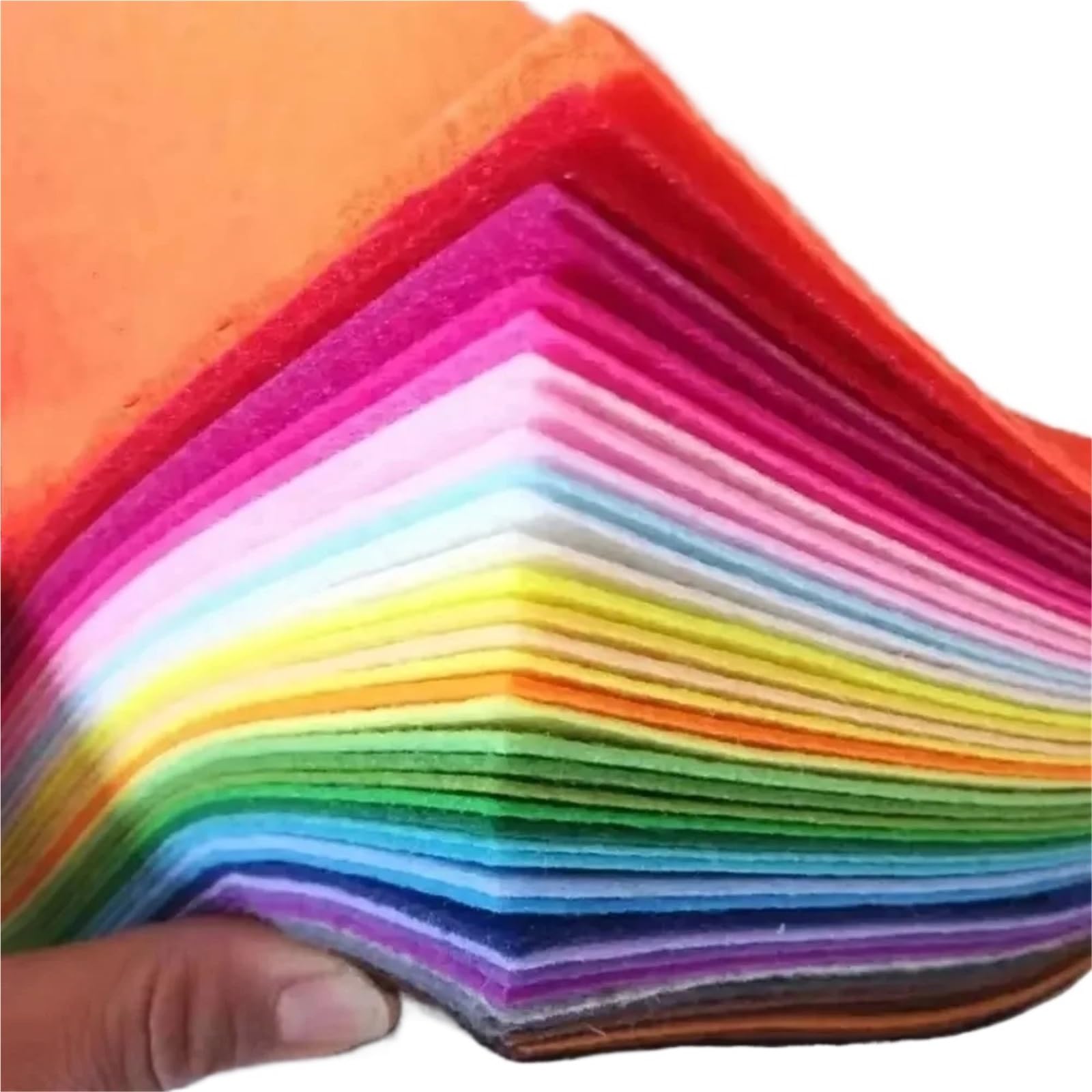 40 Stück bunte Filzstoffplatten, 1 mm dick für DIY Patchwork