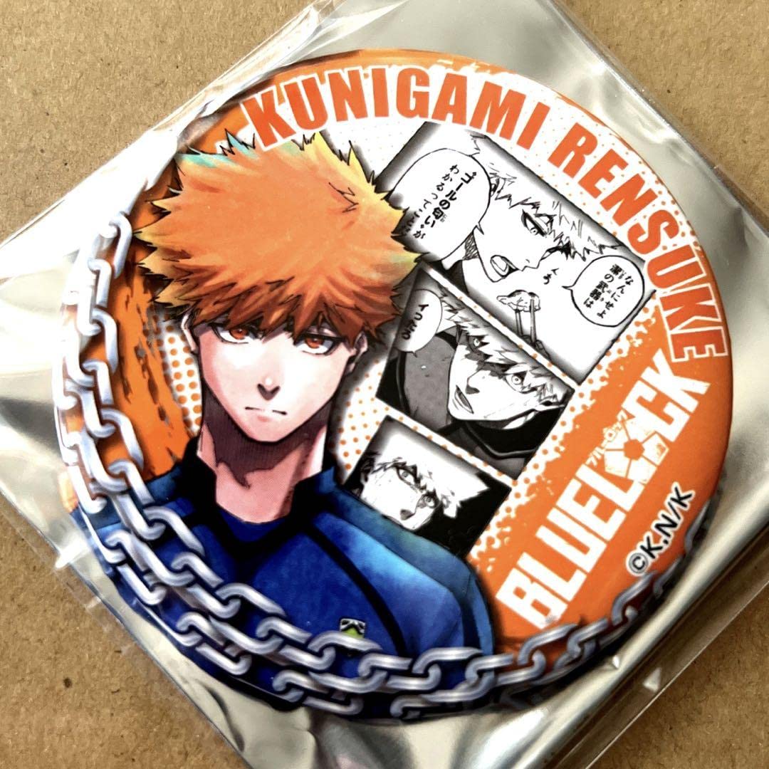 ブルーロック 國神錬介 プリンセスカフェ プリカフェ 缶バッジ
