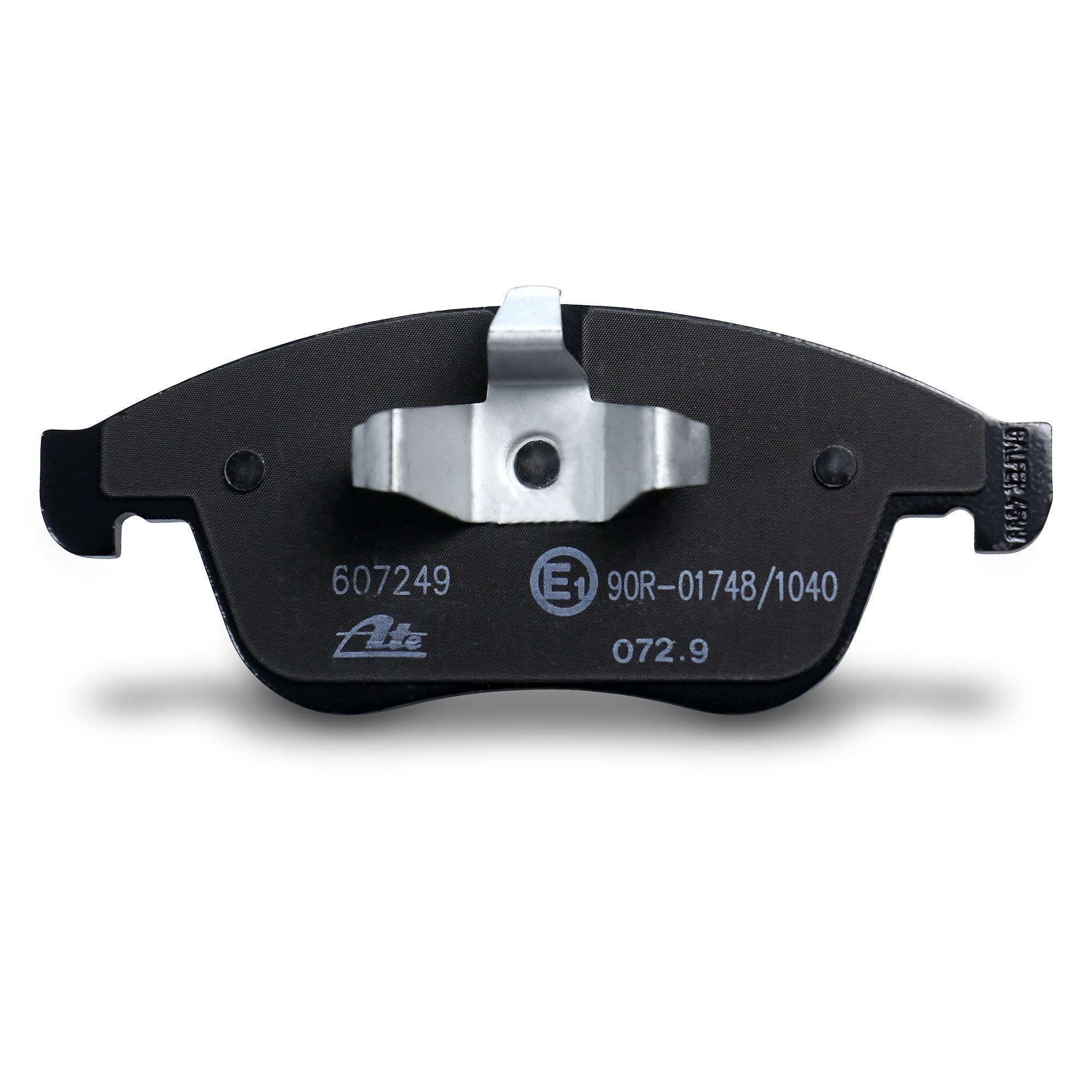 ATE Plaquettes de freins Avant non préparé pour l'indicateur d'usure contact de signal d'usure exclu Épaisseur 18,6mm 13.0460-7249.2 Compatible avec RENAULT Clio 4 3/5 portes BH Scénic 3 JZ0/1