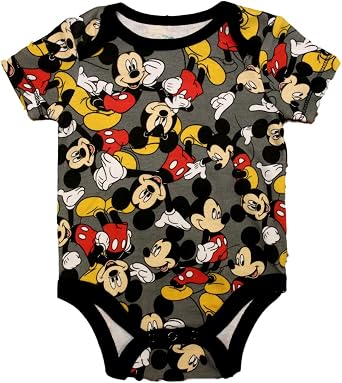 Amazon.com: Disfraz de Mickey Mouse de Disney para bebé, recién nacido,  Gris, negro, rojo, dorado : Ropa, Zapatos y Joyería