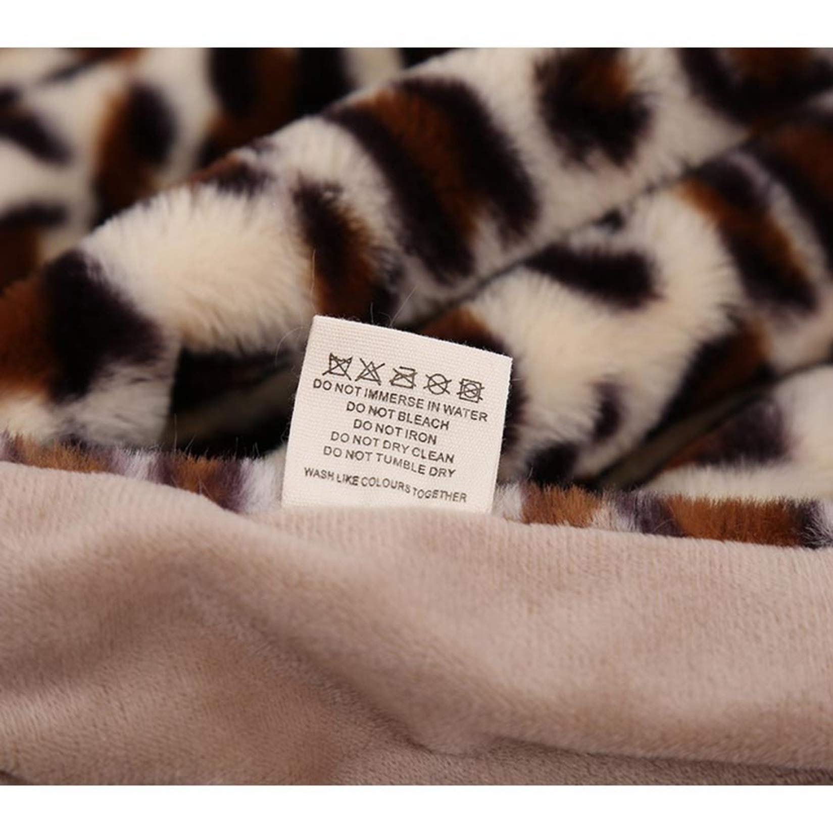 theletters ザレターズ　ブランケット　レオパード Amazon｜毛布 シングル 二枚合わせ レオパード柄 ブランケット