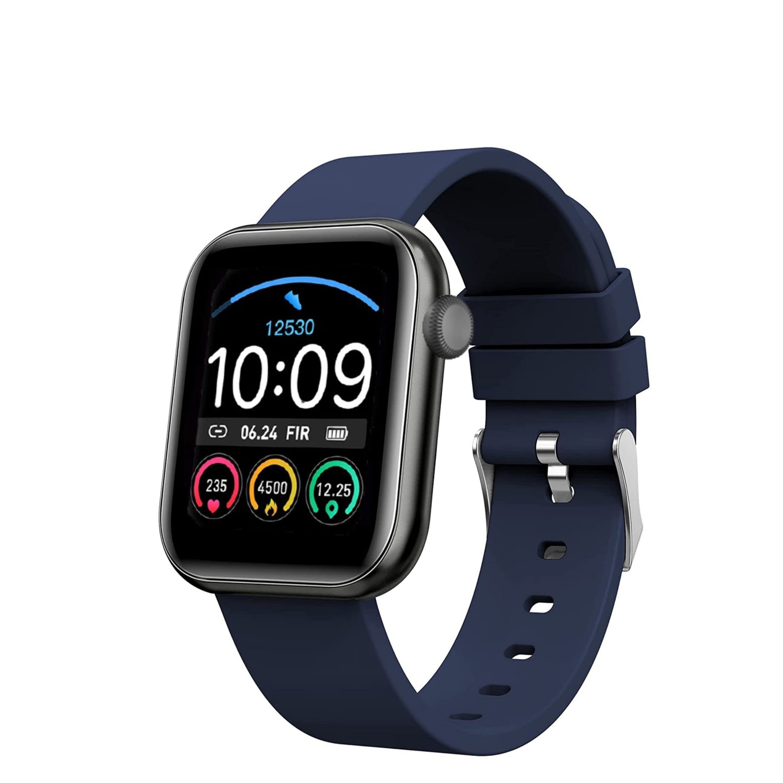 TextonTexton T-500 Waterproof Calling Watch Touchscreen Smart Watch Bluetooth Screen Smart Watch Led with Daily Activity Tracker, Heart Rate Sensor, Sleep Monitor for All Boys & Girls-NAVYBLUE