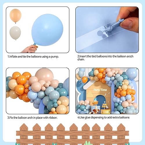 Vista 22 de Kit de arco de globos rosa morado, kit de arco de globos azul, rosa y morado, arco de globos rosa intenso, guirnalda de globos rosa intenso