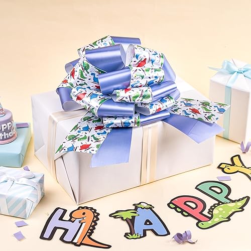 Miniatura 7 de LeZakaa Lazo de regalo Lagre de 12 pulgadas, lazo para automóvil, lazo grande gigante para decoración de regalos, lazos de cumpleaños para niños,