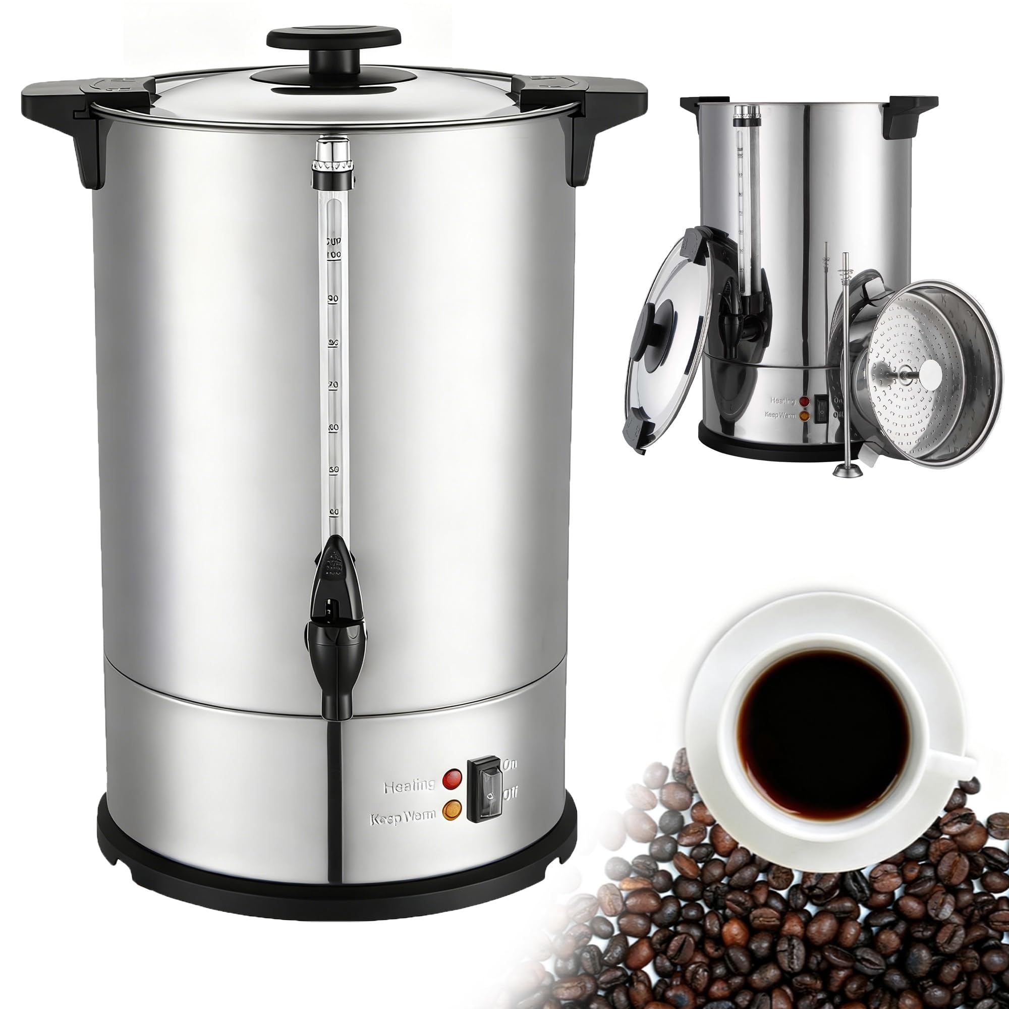 Urne à thé 15L pour servir 100 tasses sans attendre lors de vos réunions