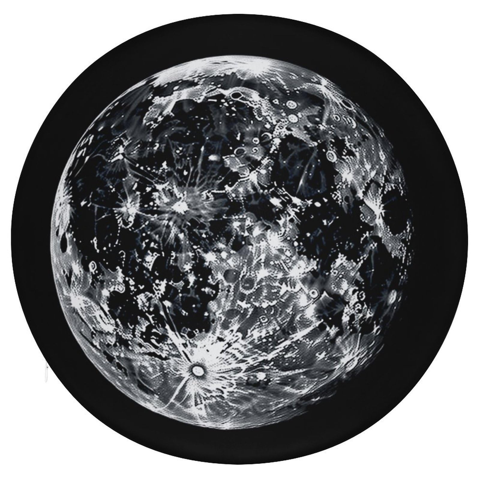 Wsoihfec Style Moon Seat Cushion Round Chair Pad