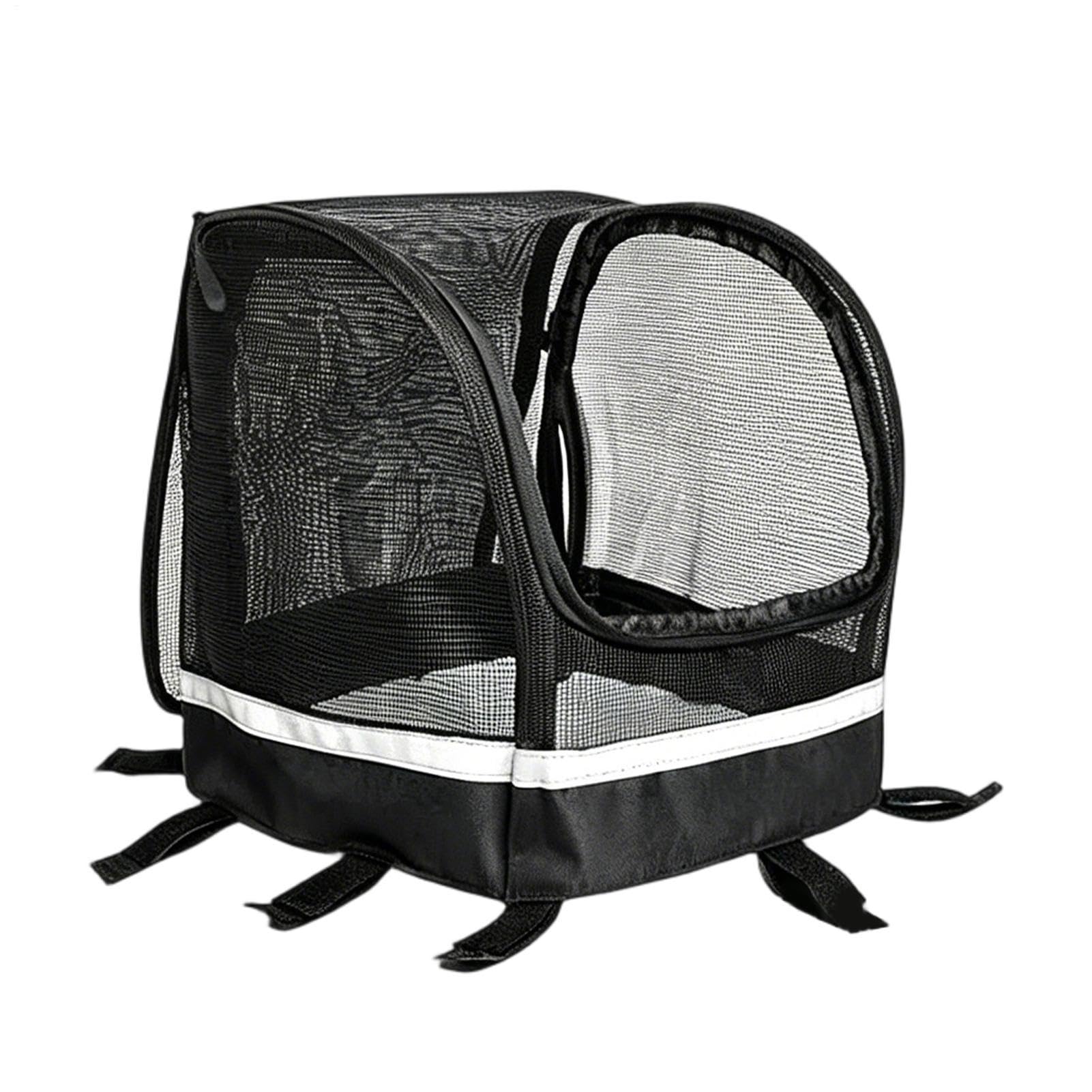 Bike Dog Basket Pet Bicycle Handlebar Carrier with Window