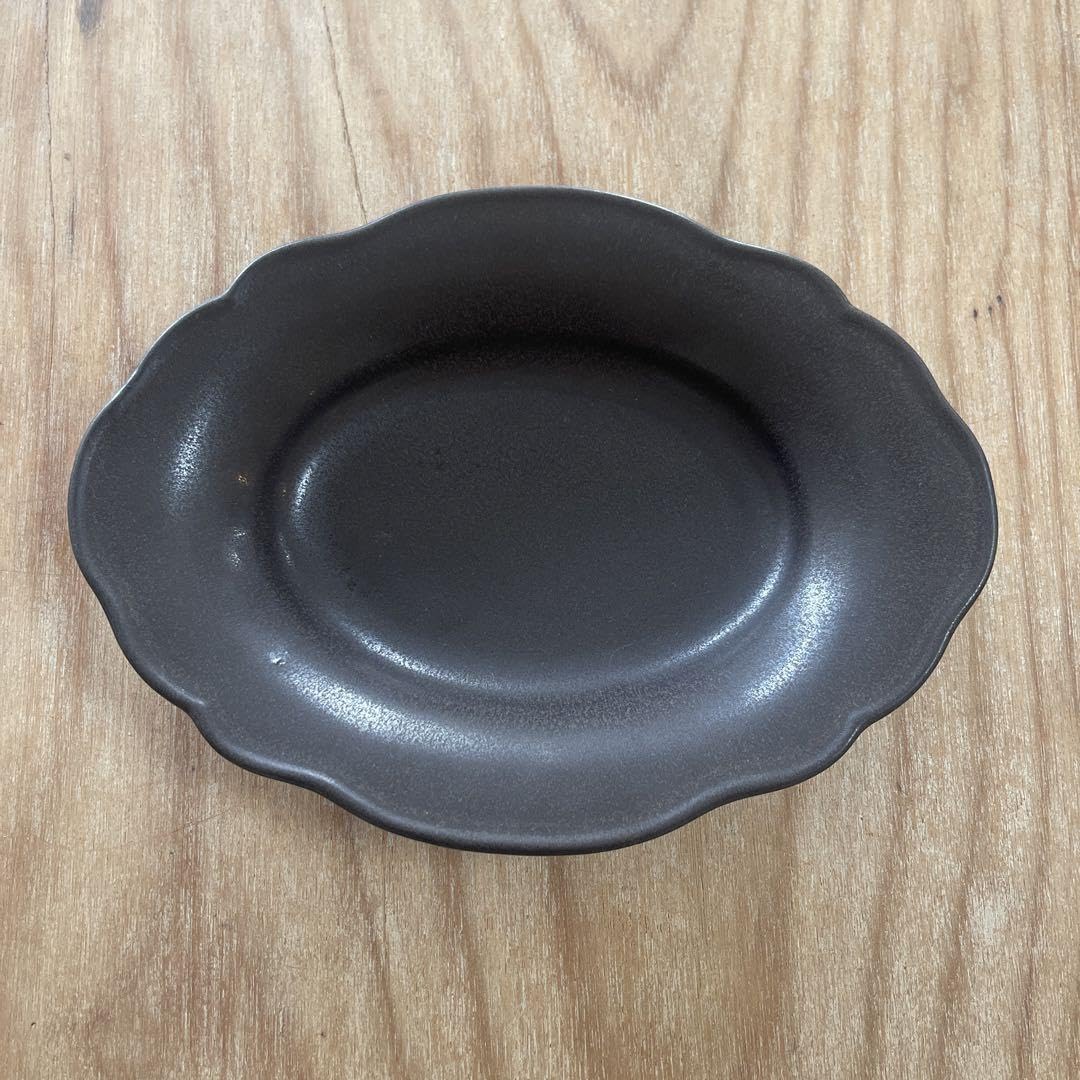 Abalone Ware Cloud Curry Plate, Black Mat