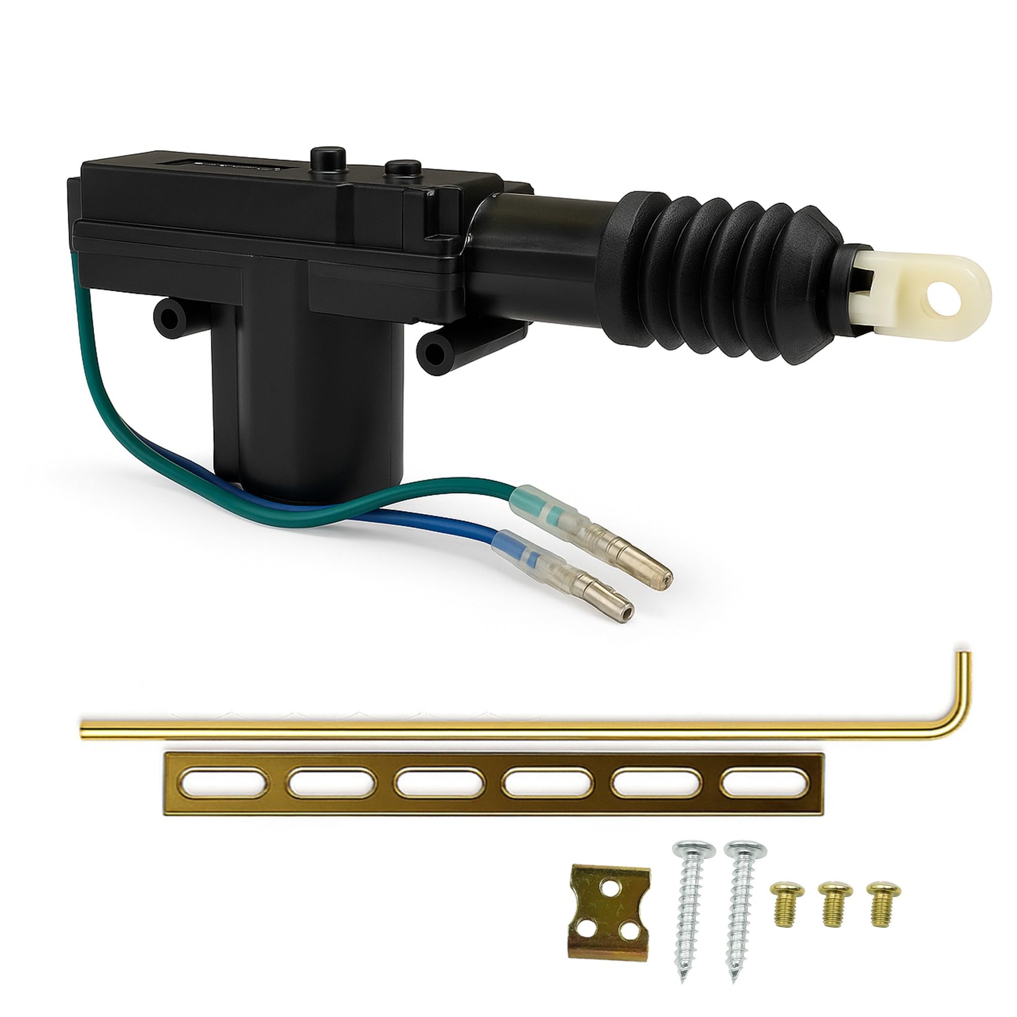 Car Auto Heavy Duty Power Door Lock Actuator Motor | 12V DC 2-Wire Universal Central Locking System | Durable Power Door Lock Replacement for All Cars