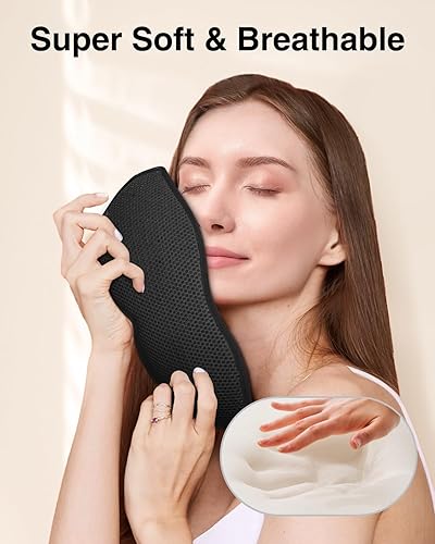 Miniatura 5 de Máscara de dormir para dormir de lado máscara de ojos para dormir máscara de ojos para mujeres y hombres contorno 3D sin bloqueo de presión ocular