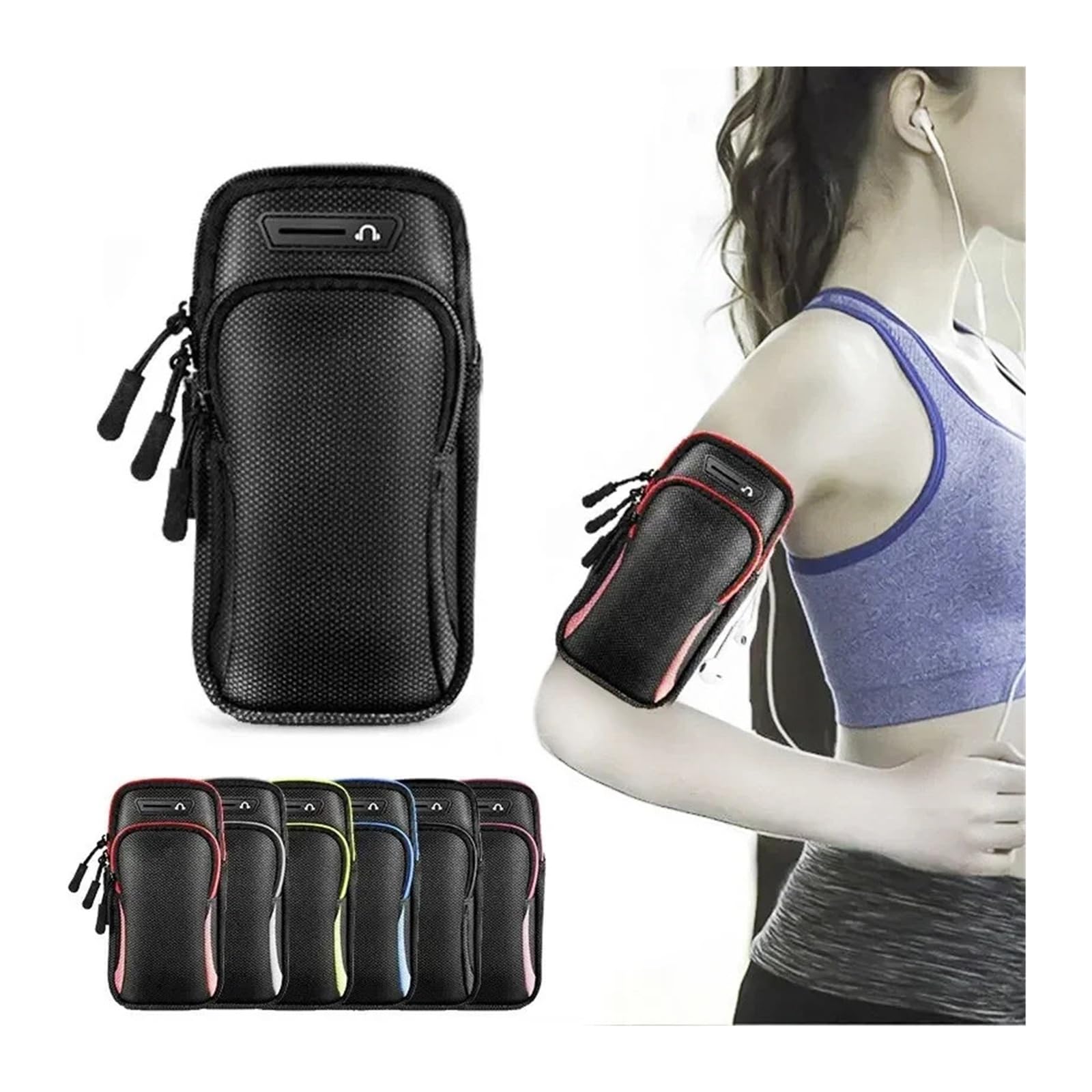 Sacoche de Sport pour téléphone Portable, Brassard pour Jogging, Accessoires pour téléphone Portable, Sac à Main pour Femme, étanche