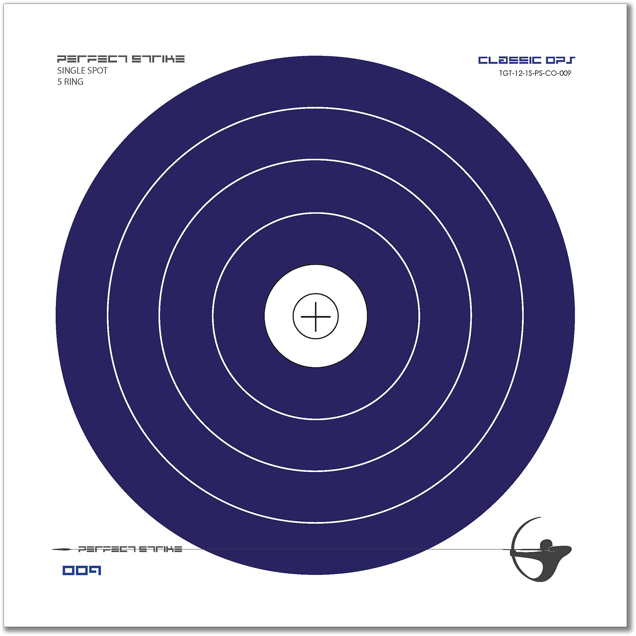 Perfect Strike Archery Targets. Classic OPS No. 009. Archery Paper Targets. Great for Practice in The Backyard or at The Range. (12