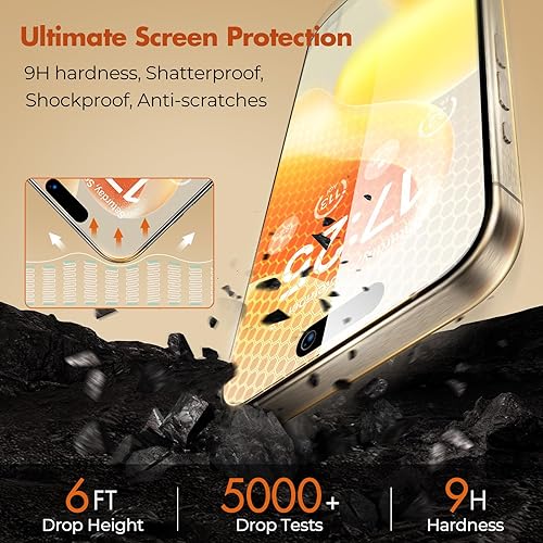 Vista 83 de UNBREAKcable Protector de pantalla para iPhone XS Max y iPhone 11 Pro Max, 2 unidades, vidrio templado 2.5D para iPhone XS Max/11 Pro Max