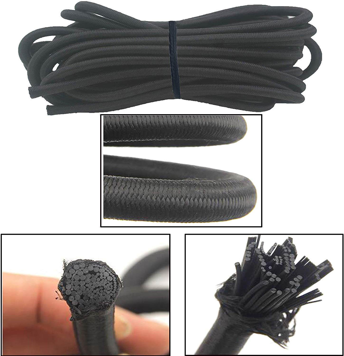 Lot De 40 Crochets élastiques Pour Corde De 6,35 Mm