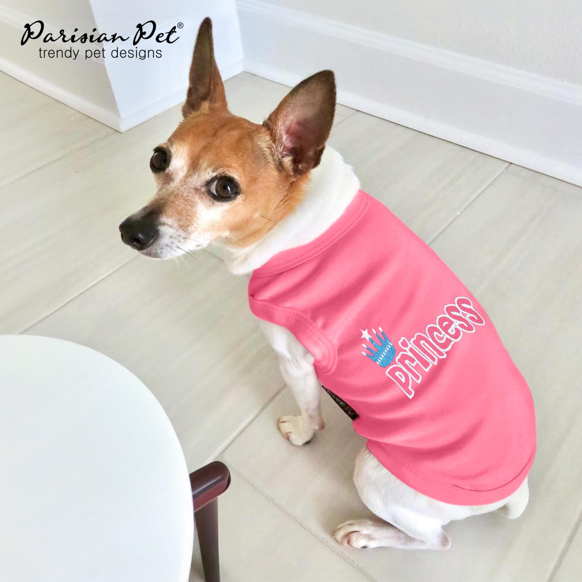 Camita Para Bebe Parisian Pet Camiseta Para Perro Camisa Rosa