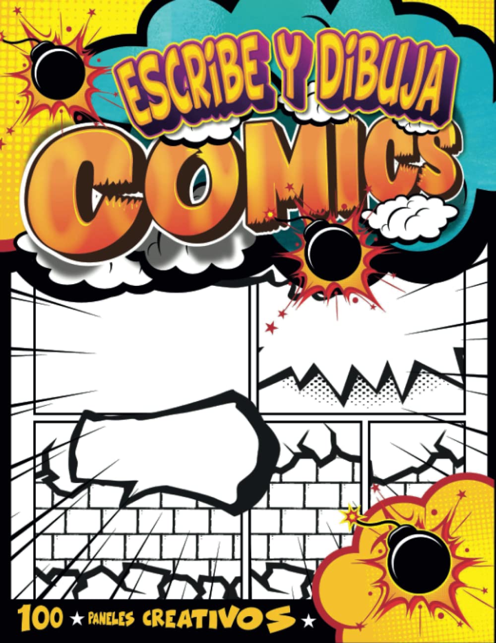 Cuaderno Vacaciones Infantil 3 Años: Papel de Cómics Para Escribir Y Dibujar Novelas Gráficas | Regalos Niño de 7 Años