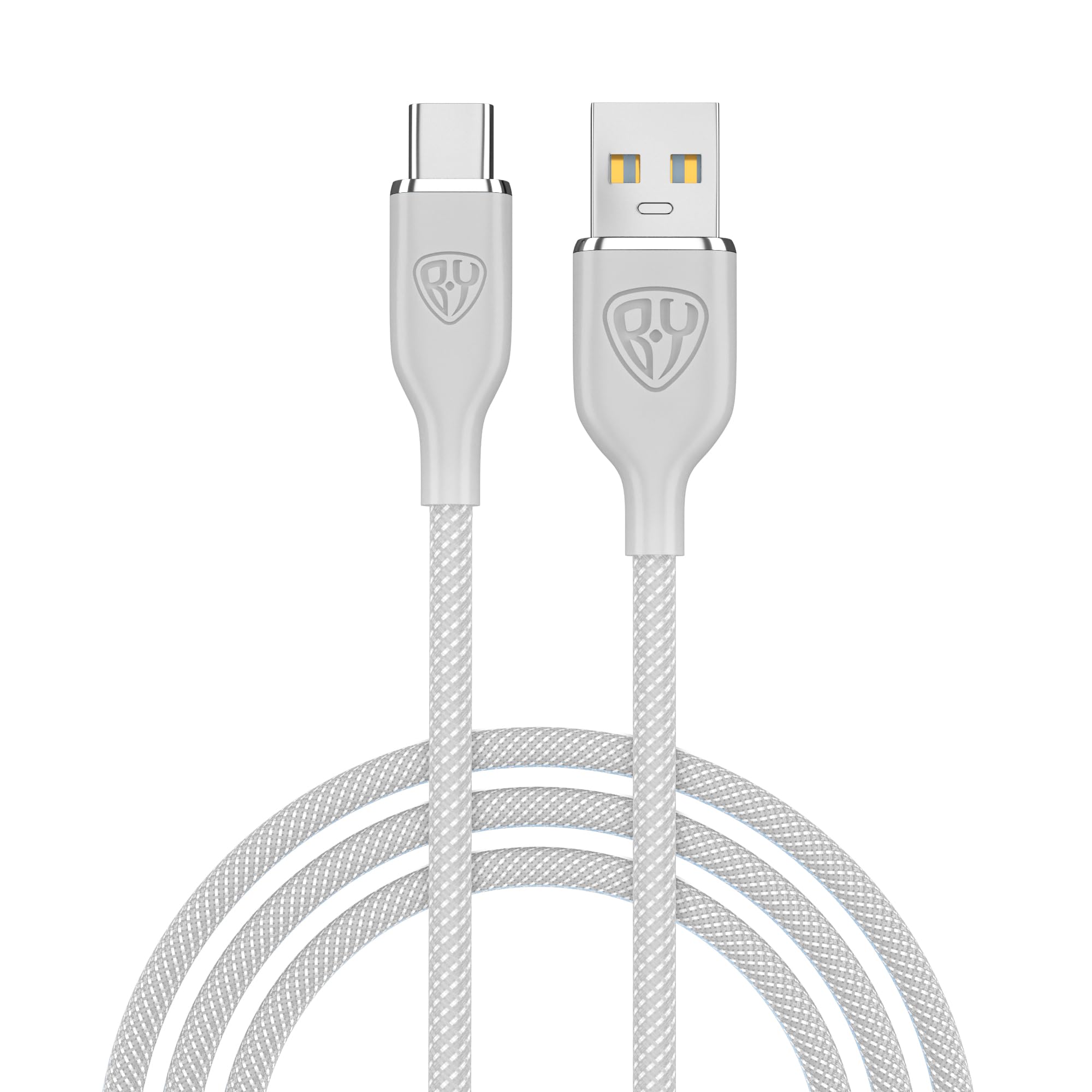 BYWORLD Original USB A to USB C Cable, Type C Fast Charging Cable QC3.0, Data Transfer Cable, Type C Cable,1 Meter, Compatible with most USB-C devices (Grey)