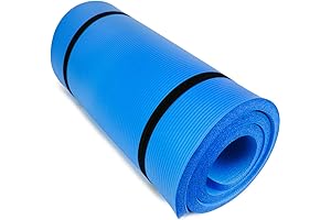 Crown Sporting Goods 1" Yoga Cloud Extra Thick Exercise Mat
