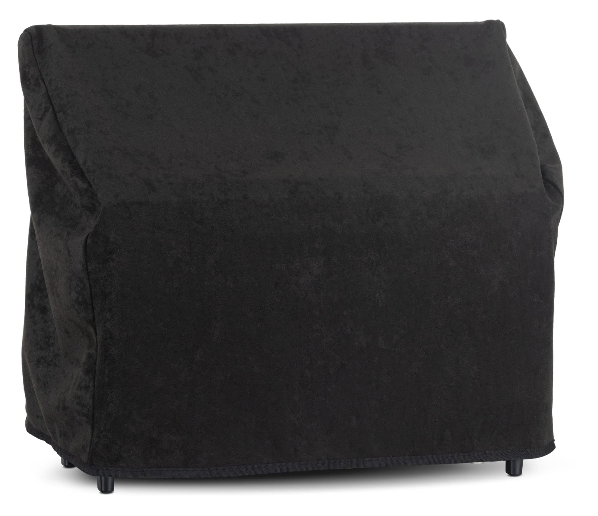 Alpenklang Housse pour Accordéon Basse 96 Noir, en Velours Noir | Housse de protection pour accordéon, Compatible avec accordéons à 96 basses, Dimensions (LxPxH): env. 50 x 22 x 40 cm