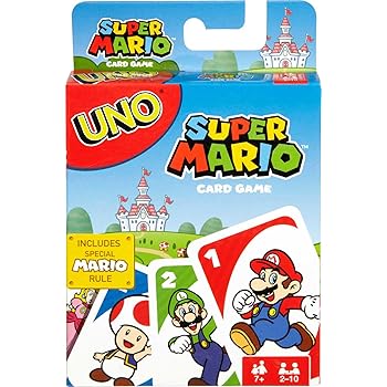 Mattel Games UNO Super Mario Card Game