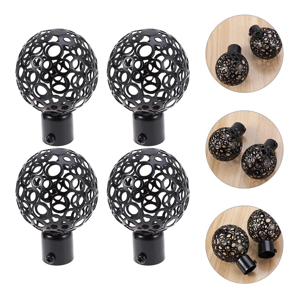 Lot de 16 embouts creux pour tringle à rideaux