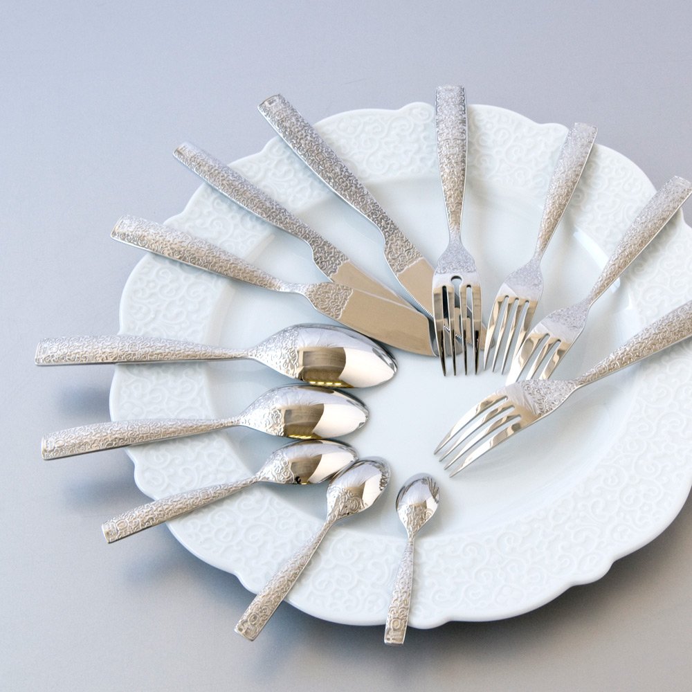 Alessi MW03/14 Couverts à Salade Acier Inoxydable Argent 28,00 x 29,50 x 9,70 cm