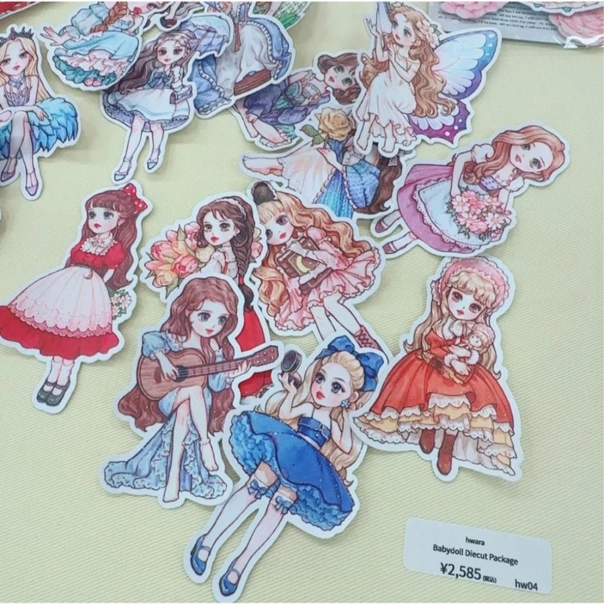 Amazon.co.jp: hwara様 pinkoi ファラ 韓国ステッカー ベビードール