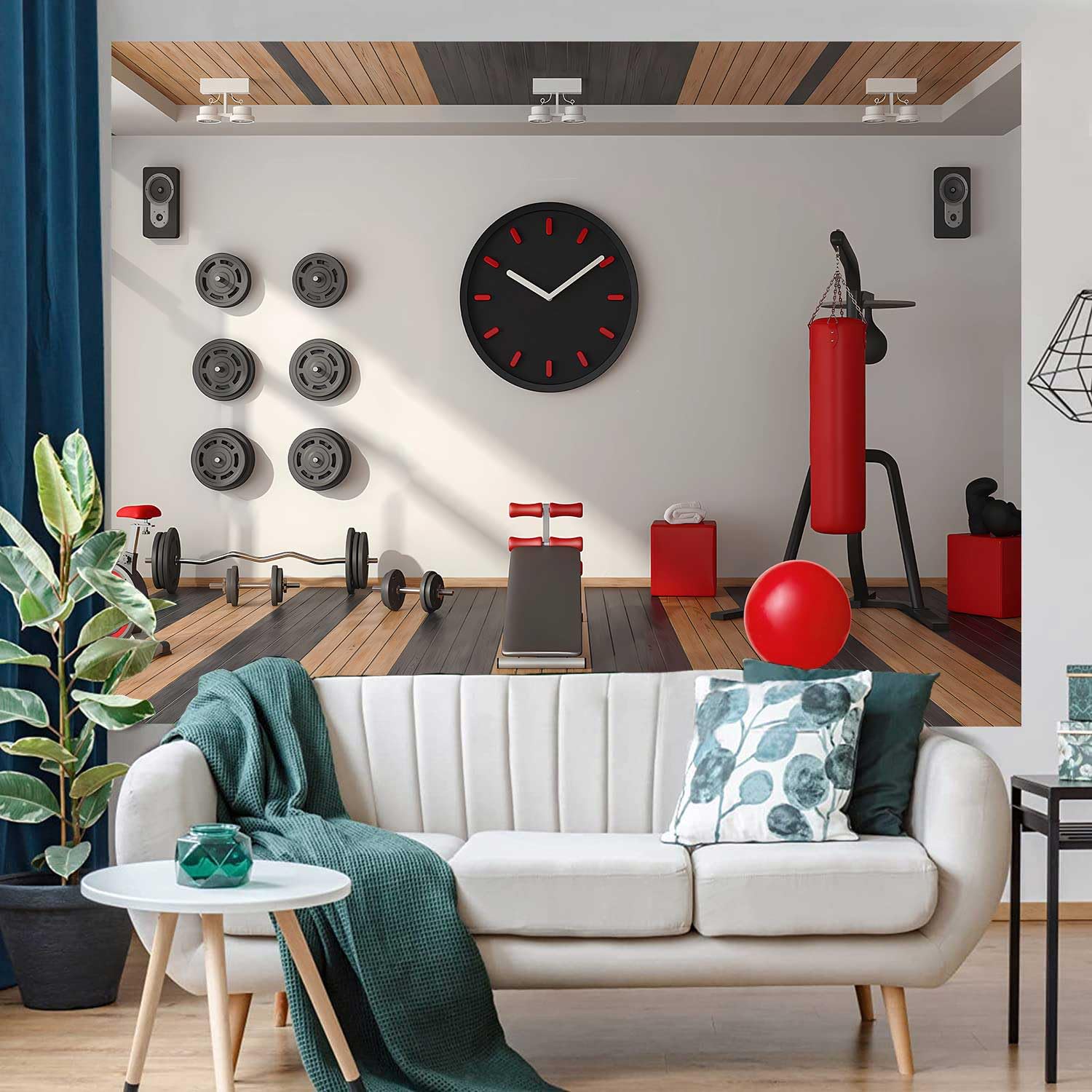 Fotohintergrund Aus Vinyl, 3x2,1 M – Rotes Metall-Design Für Schule, Sport, Video, Events
