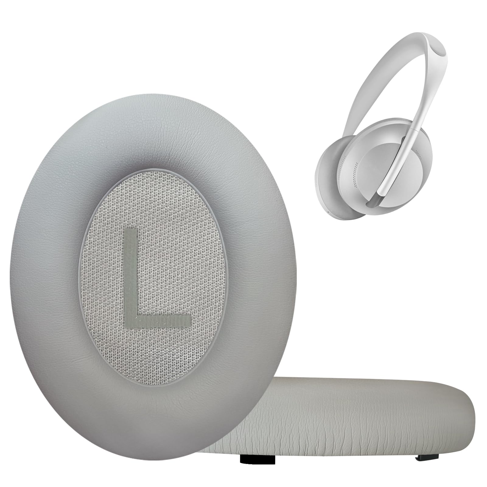 Replacement Ear Pads for Bose 700 (NC700) Wireless Headphones, Ear Pads Cushions High-Density Noise Cancelling Foam,Made of Soft Protein Leather -