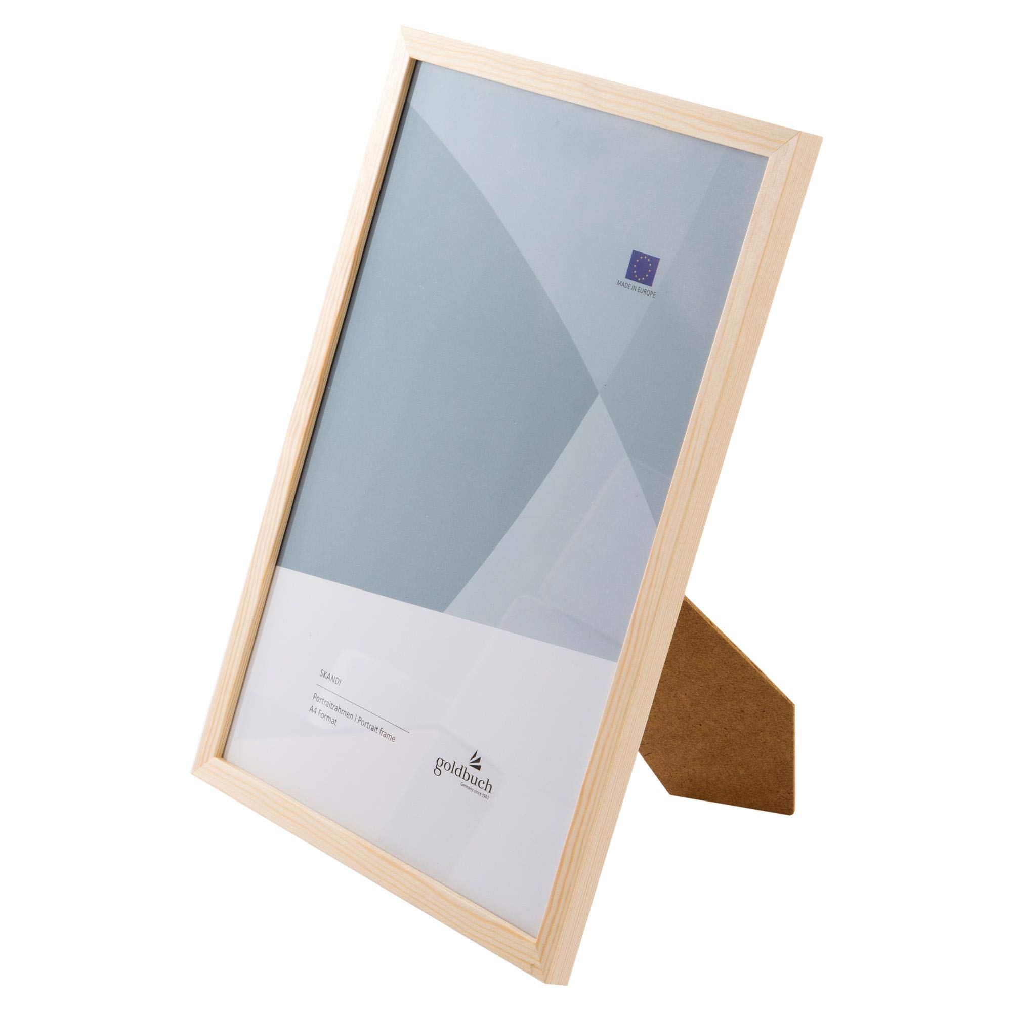 goldbuch Cornice Portafoto Skandi DIN A4 in Legno Naturale con Supporto da Parete