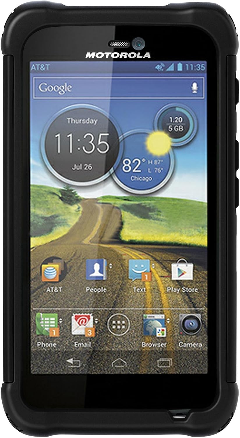 Ballistic SG0931-M005 Shell Gel Series Case for Motorola Atrix HD MB866 - Retail Packaging - Black