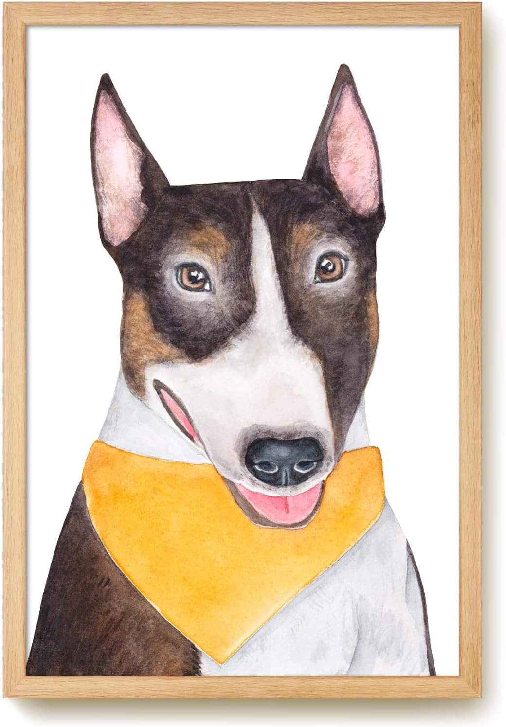 Rustic Oak 16x24 Frame - Single Frame, 16 x 24 Poster Frame for Artwork, Puzzles, Photos and Movie Posters Picture Frames