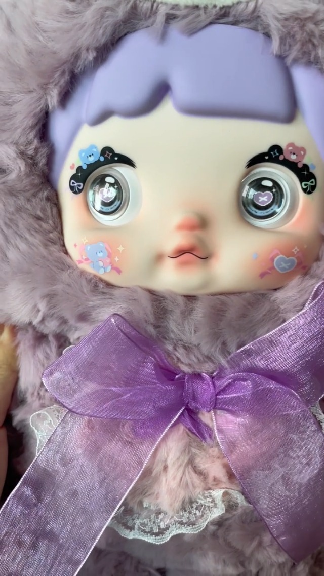 Nommi Blind Box Plush Figures Large, Cute Vinyl Face Blind