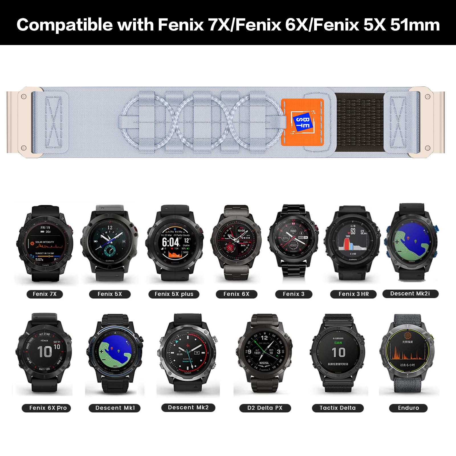 Strap for Fenix 6X Pro - Image 3