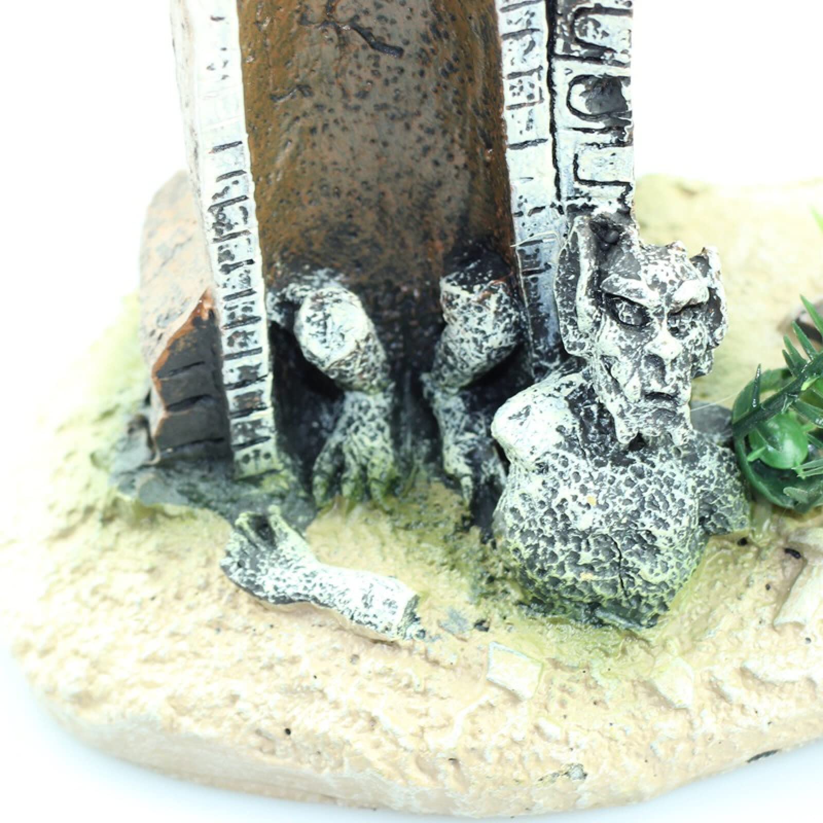 Decorazioni Acquario Arredamento Acquario Arredi Per Acquario 25 * 9 Cm Acquario Creativo Paesaggistica Per Acquario, Arco Della Porta, Simulazione Del Castello Con Vista Acquatica, Arco Della Porta,