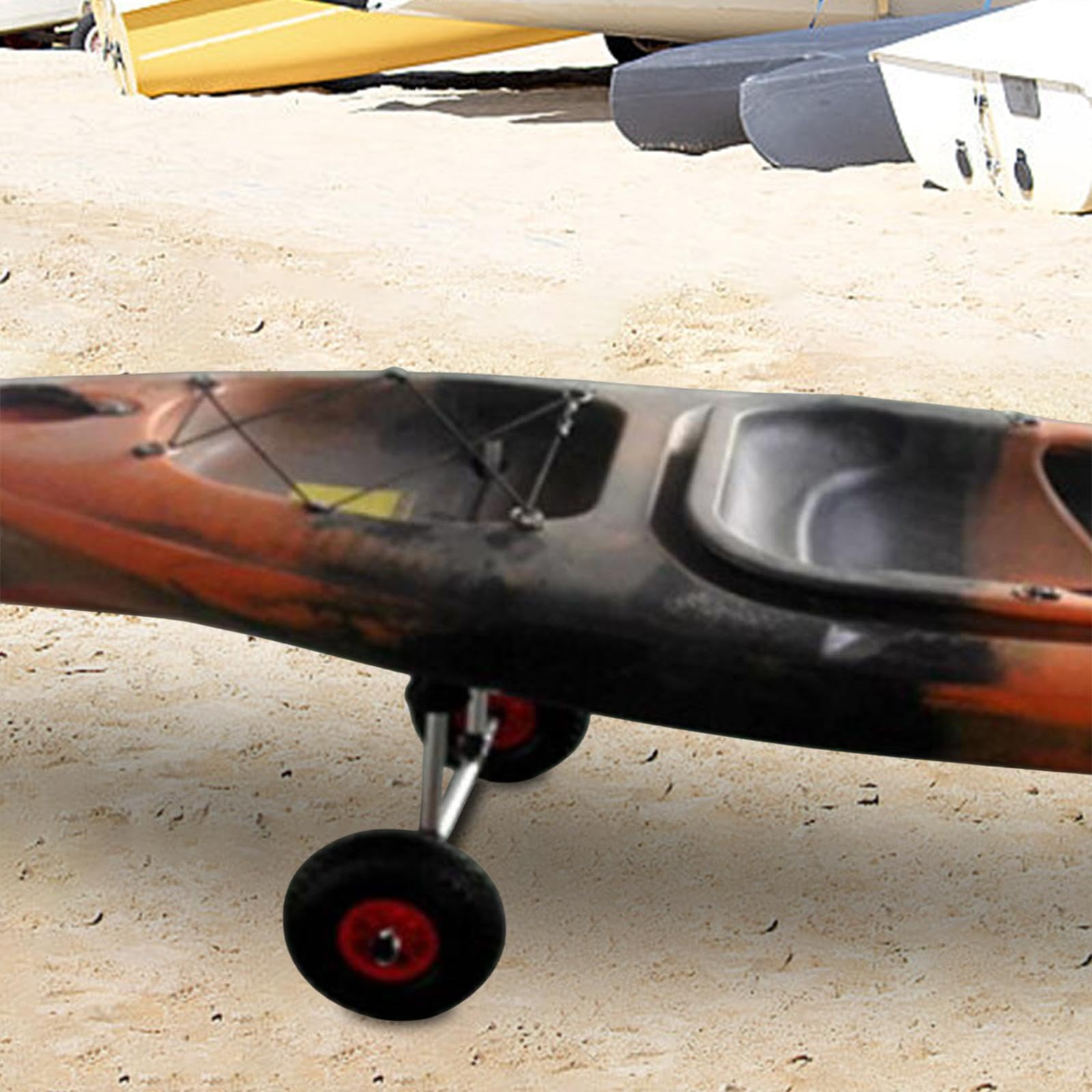 Carro para Kayak, Carrito para Kayak, Carro de Transporte, Kayak Autovaciable con Ruedas