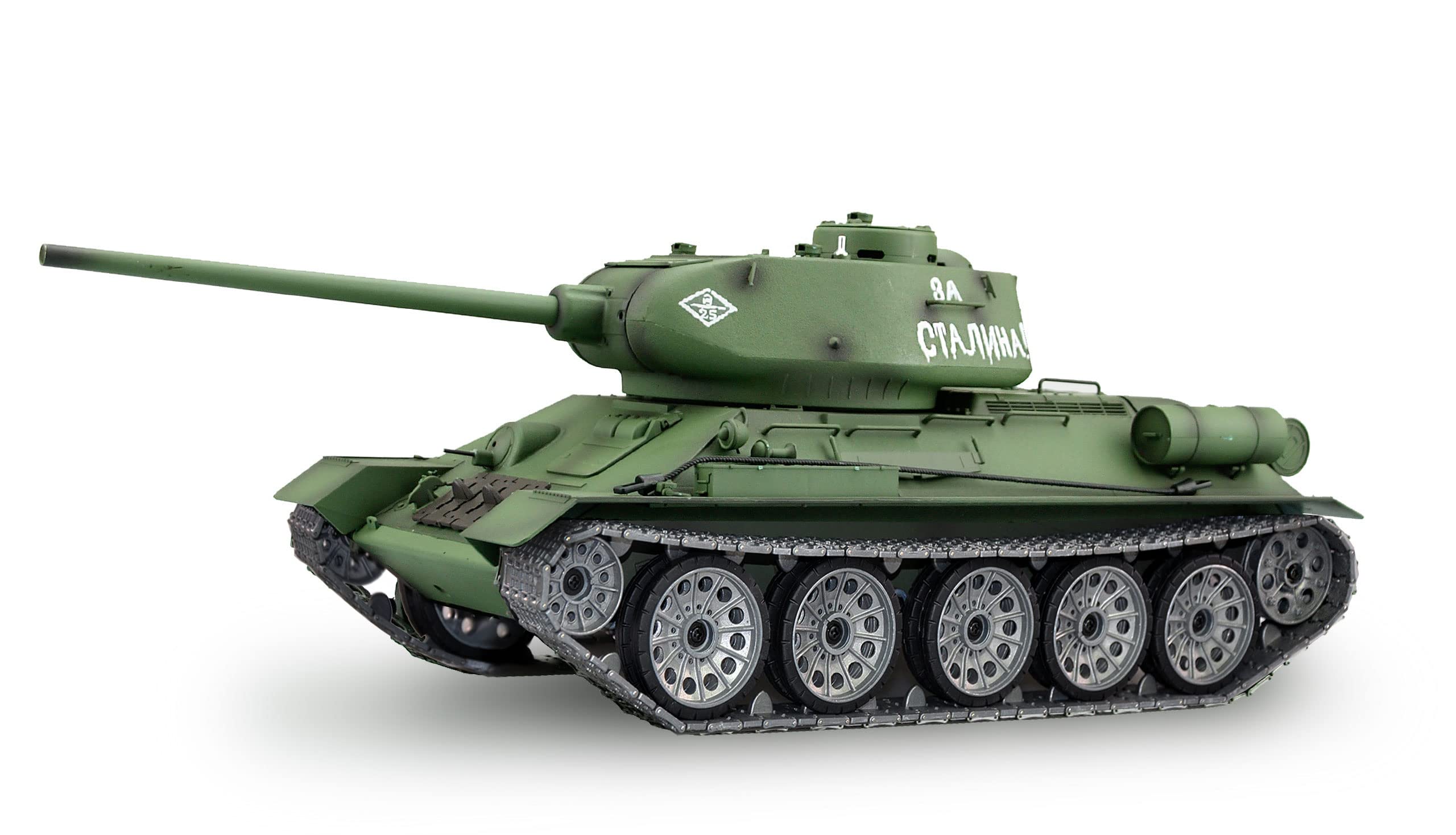 RC czołg Amewi T-34/85 1:16 Professional Line, MK MG IR/BB