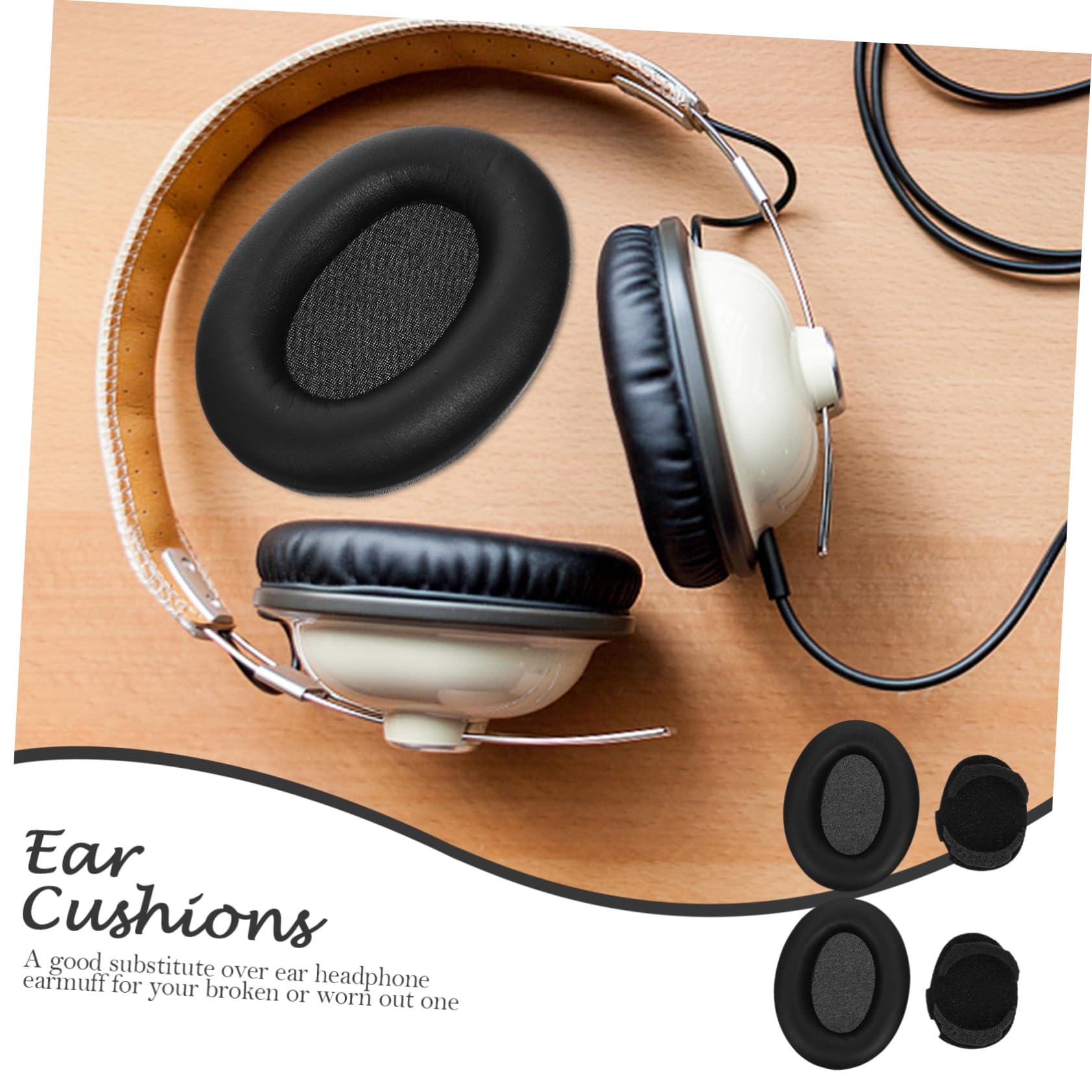 Artibetter 5sätze Ersatz-ohrpolster Für MDR- Bequeme Langlebige Earpads Aus Hochwertigem Material Einfach Zu Montieren Für Beschädigte Oder Abgenutzte Kopfhörer