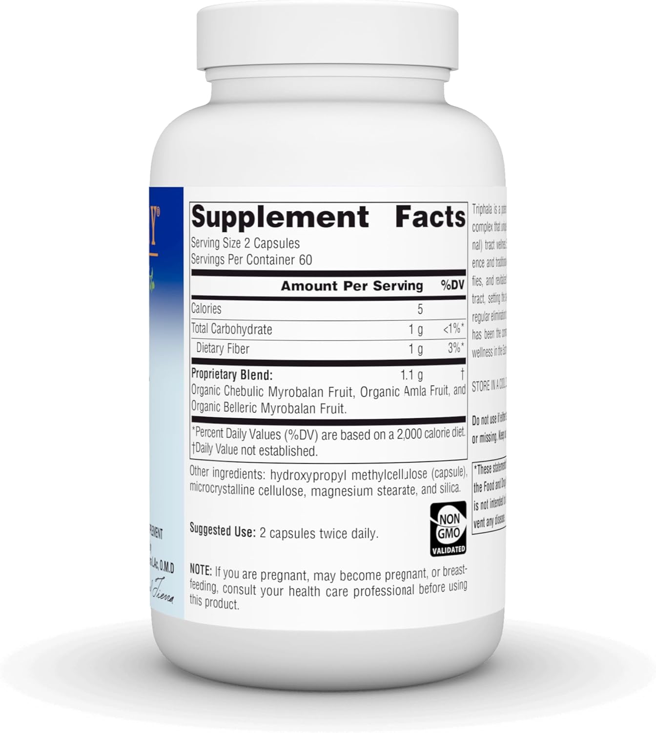 Planetary Herbals Triphala Gold 550mg Cleanser & Tonifier Extra Strength Ayurvedic - 120 Veggi Caps - Image 3