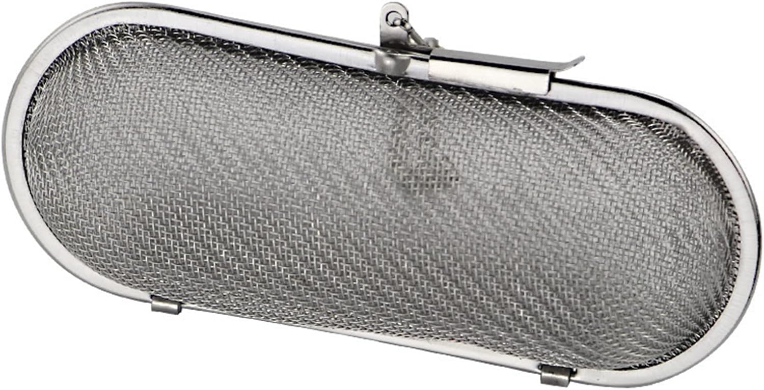 tea strainers for loose tea， Stainless steel rectangular filter tea ware filter tea ware hot pot seasoning soup bag large capacity tea maker Filtering