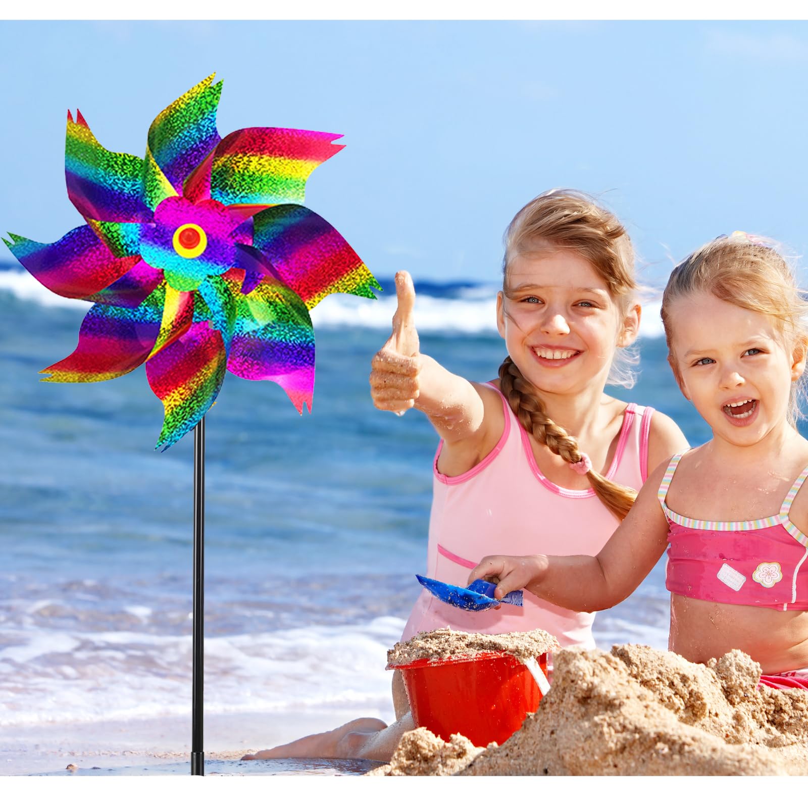 Moulin à Vent Réfléchissant Pour Oiseaux, Moulin à Vent Dissuasif