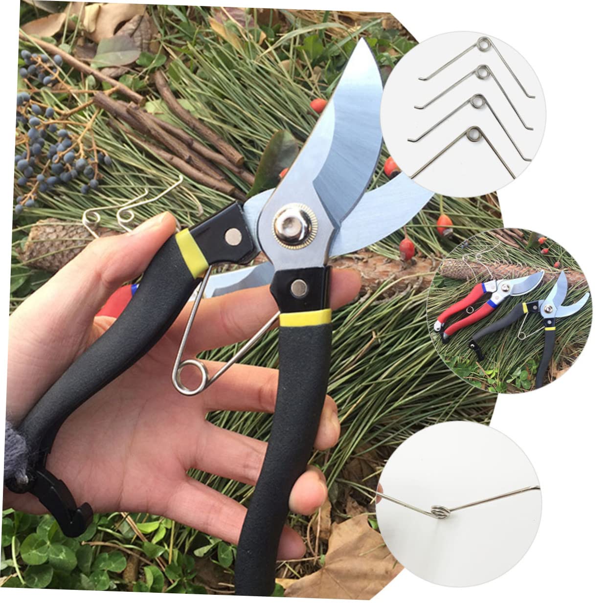 10 Stück Gartenschere Ersatzfedern Edelstahl - 5cm Feder Für Handgriff-Scheren