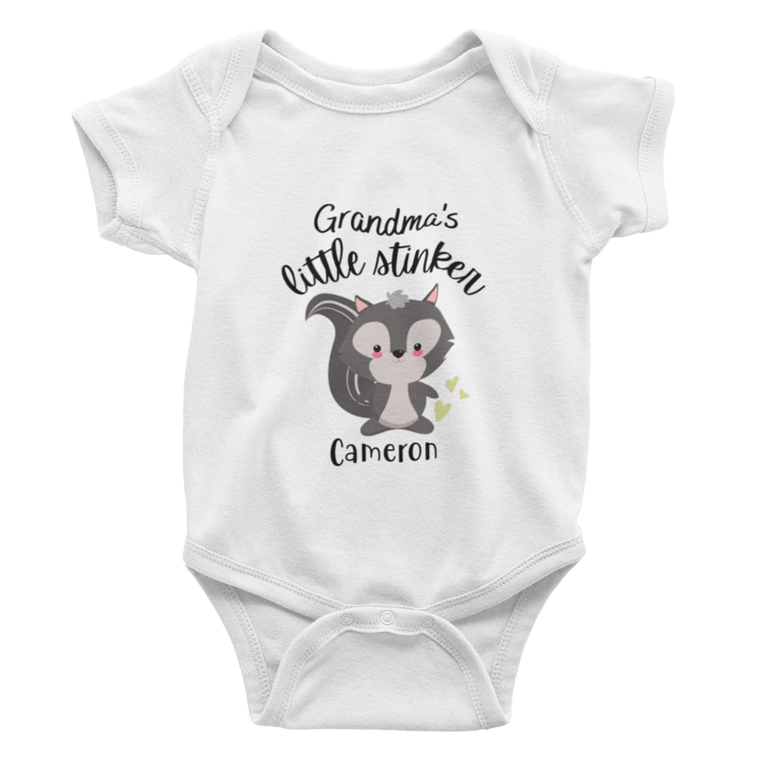 Custom Funny Baby Gift Grandma's Little Stinker