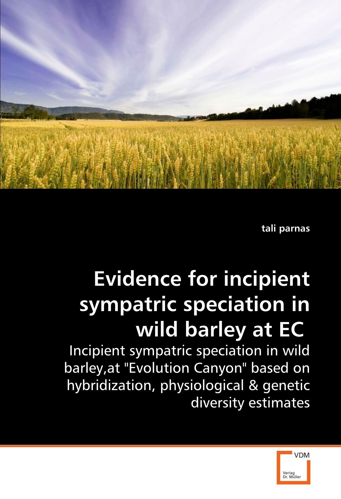Evidence for incipient sympatric speciation in wild barley at EC