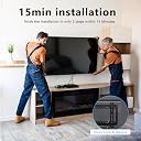 SHTUMEC Fixed TV Wall Mount for Most 14-42 Inch TVs,rv 4K LED, LCD Flat Screen Ultra Slim Wall Mount Bracket,Max VESA 200x200mm, Holds up to 55 lbs,19 21 23 27 29 32 Inch Small Monitor Mount gallery image