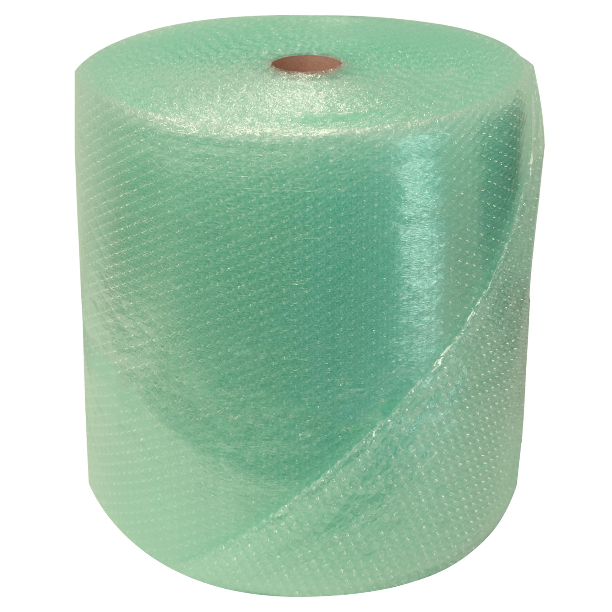 Globe Packaging 500mm x 75m Green Biodegradable Bubble Wrap Roll with Small Air Bubbles - Cushioning & Protection Packaging for Moving House, Ecommerce and Storage