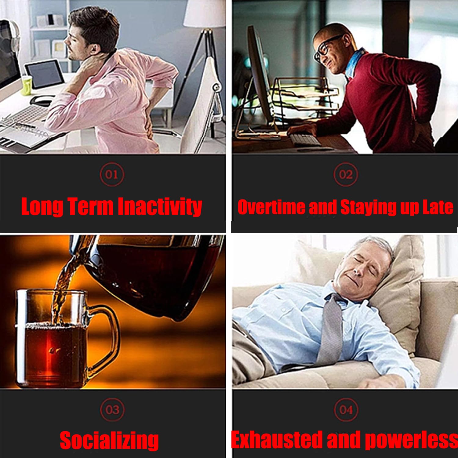 Kidney Tea Formula Ginseng Six Treasure Tea, 10 Precious Ingredients Formula, Chinese Herbal Kidney Cleanse Traditional Healthy Cleansing Teabags for Men & Women 260g/Box (10Pcs) - Image 3