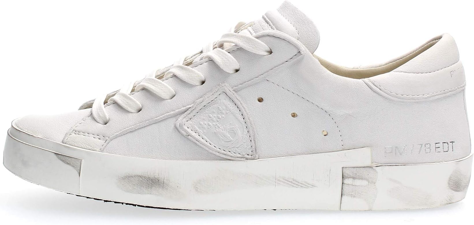Philippe ModelParis X Model Sneakers in White Goatskin