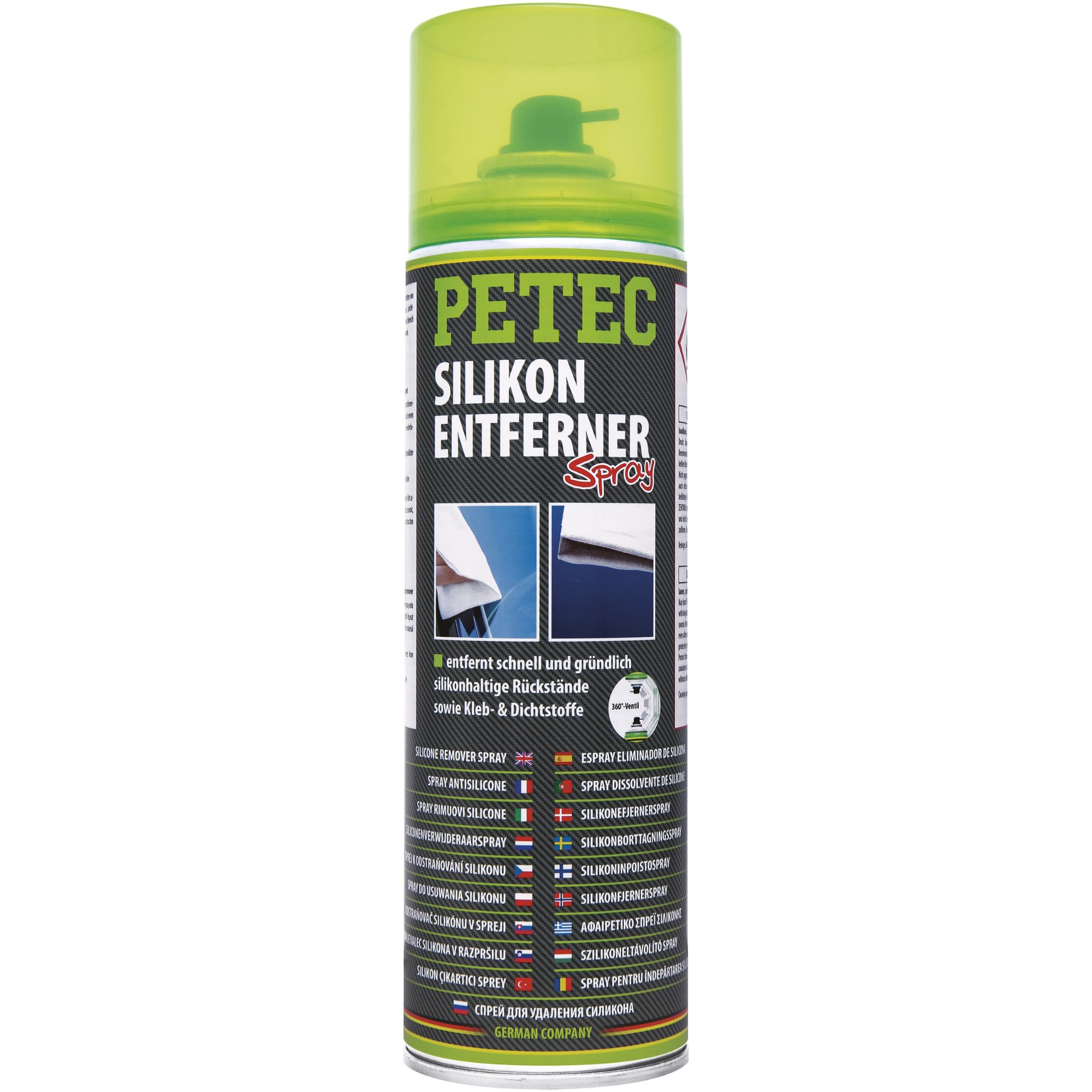 PETEC Silikonentferner Spray, 500 ml