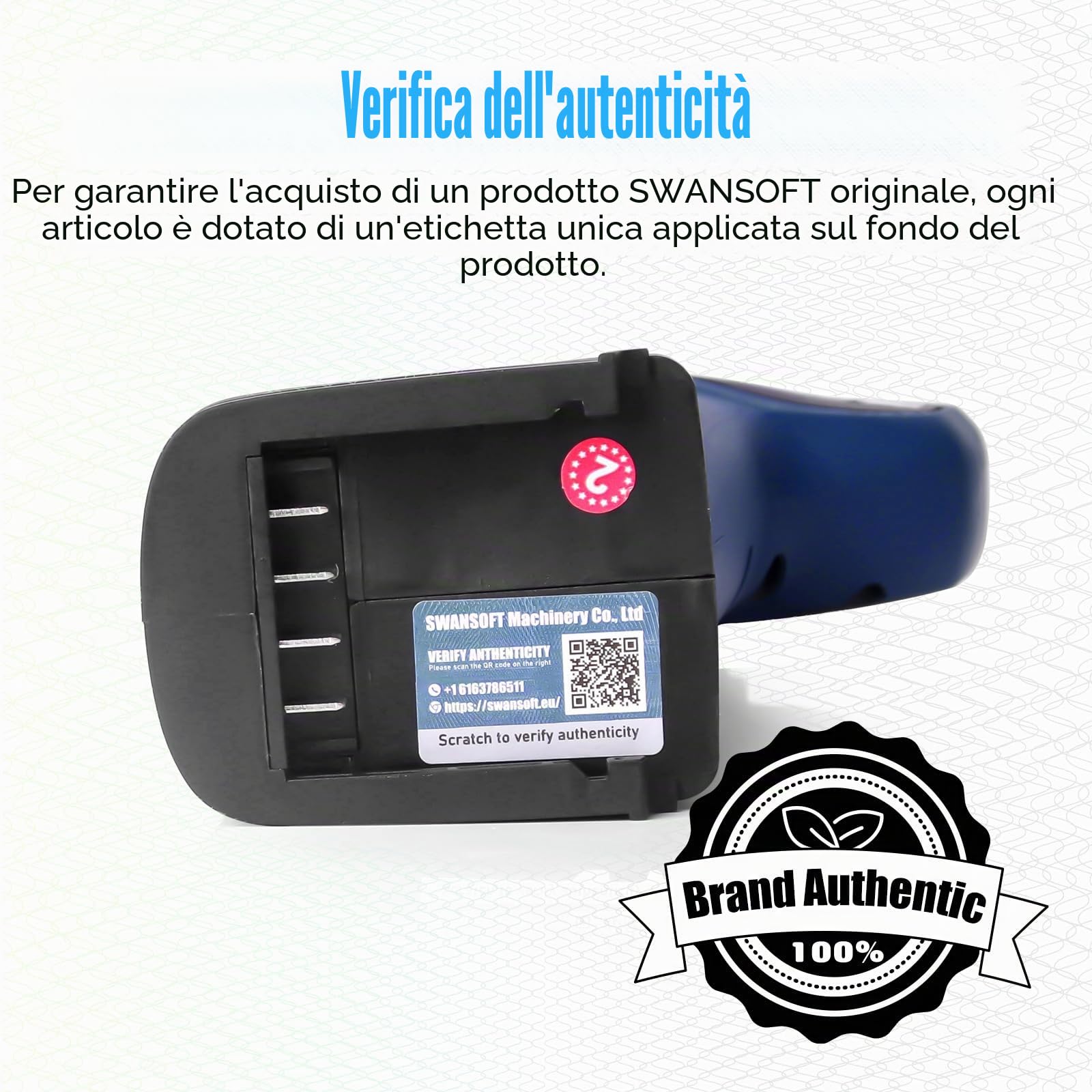SWANSOFT Forbice Potatura Elettrica ad Asta, 40mm Cesoie a Batteria 25.2V /4+4Ah con 1050W Motore Brushless Cesoie Professionali a Batteria, SW-921-1 (0,9 metri di altezza)